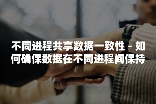 不同进程共享数据一致性 - 如何确保数据在不同进程间保持一致