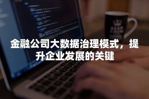 金融公司大数据治理模式，提升企业发展的关键