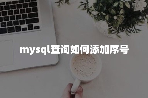 mysql查询如何添加序号TiDB