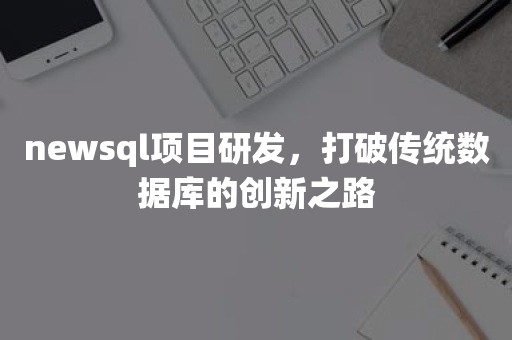 newsql项目研发，打破传统数据库的创新之路