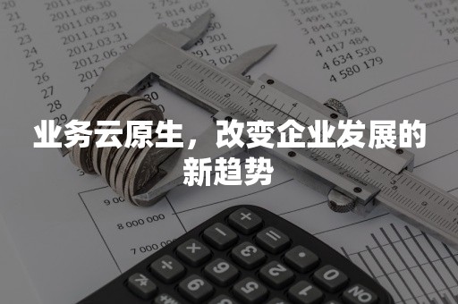 平凯星辰业务云原生，改变企业发展的新趋势