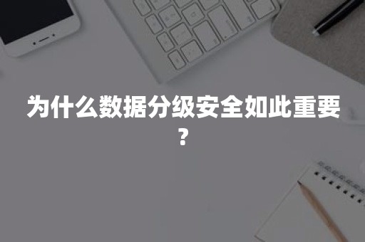 为什么数据分级安全如此重要?