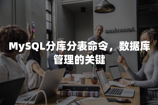 MySQL分库分表命令，数据库管理的关键