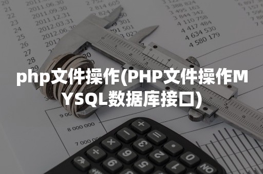 php文件操作(PHP文件操作MYSQL数据库接口)