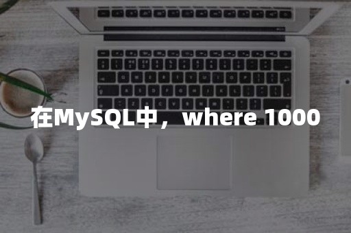 在MySQL中，where 1000