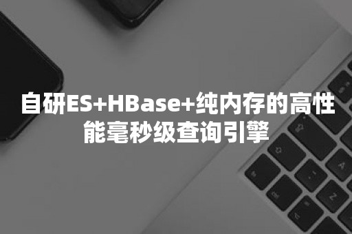 自研ES+HBase+纯内存的高性能毫秒级查询引擎