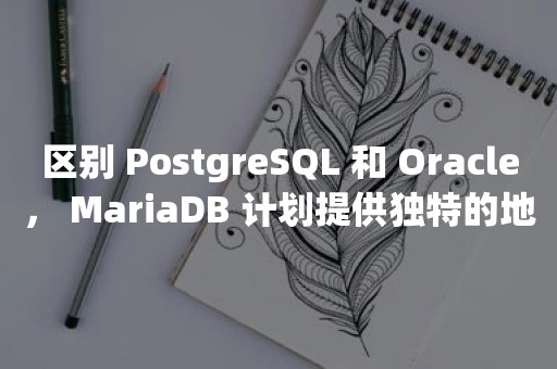 区别 *** 和 ***， MariaDB 计划提供独特的地理空间功能