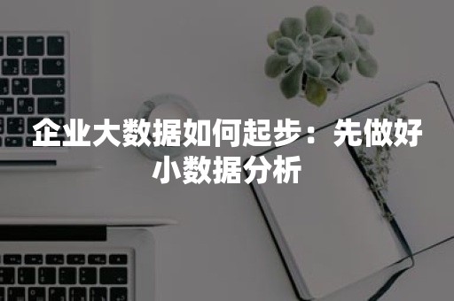 企业大数据如何起步：先做好小数据分析