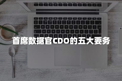 首席数据官CDO的五大要务