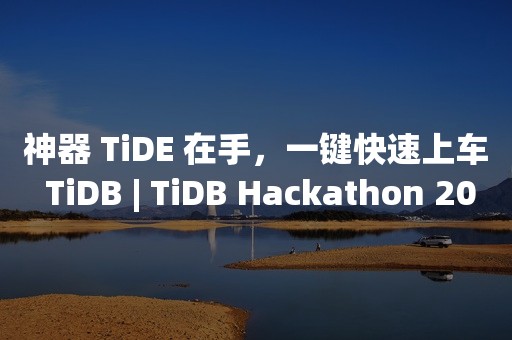 神器 TiDE 在手，一键快速上车 TiDB | TiDB Hackathon 2020 优秀项目分享