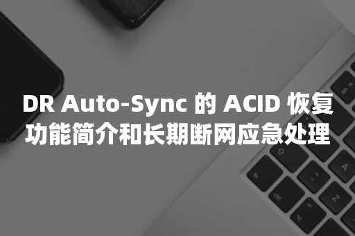 DR Auto-Sync 的 ACID 恢复功能简介和长期断网应急处理方案