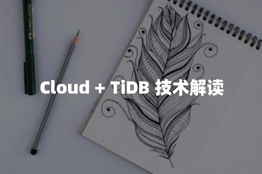 Cloud + TiDB 技术解读