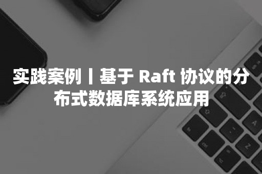 实践案例丨基于 Raft 协议的分布式数据库系统应用