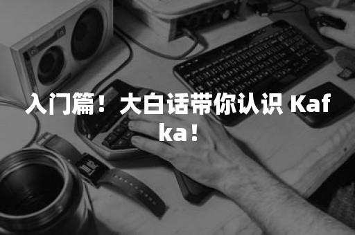 入门篇！大白话带你认识 Kafka！