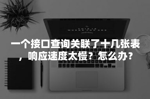 一个接口查询关联了十几张表，响应速度太慢？怎么办？