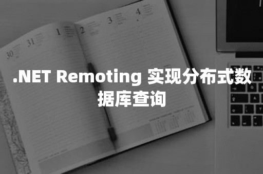.NET Remoting 实现分布式数据库查询