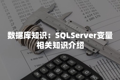 数据库知识：SQLServer变量相关知识介绍