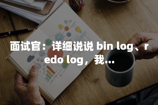 面试官：详细说说 bin log、redo log，我...