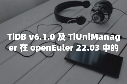 TiDB v6.1.0 及 TiUniManager 在 openEuler 22.03 中的部署踩坑实践