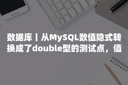 数据库丨从MySQL数值隐式转换成了double型的测试点，值得学习