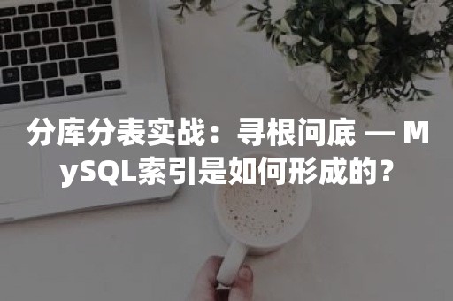 分库分表实战：寻根问底 — MySQL索引是如何形成的？