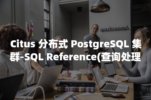 Citus 分布式 *** 集群-SQL Reference(查询处理)