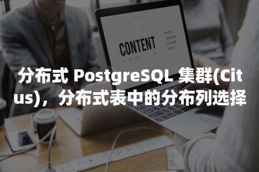 分布式 PostgreSQL 集群(Citus)，分布式表中的分布列选择优秀实践