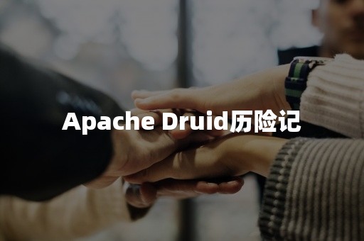 Apache Druid历险记