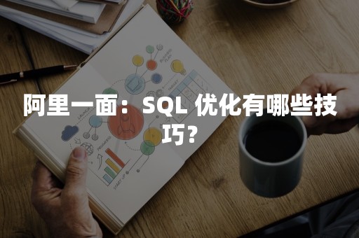 阿里一面：SQL 优化有哪些技巧？