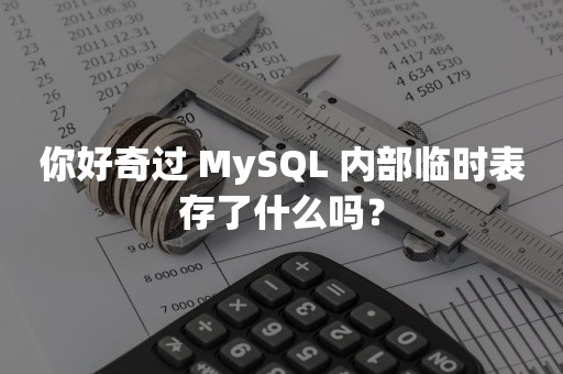 你好奇过 MySQL 内部临时表存了什么吗？