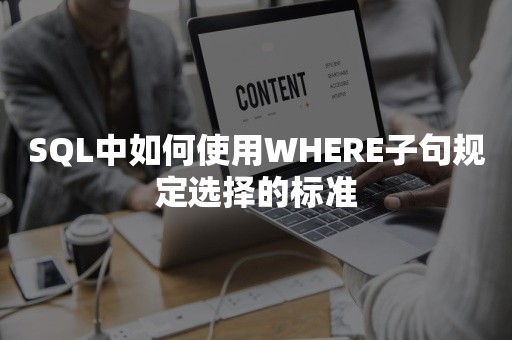 SQL中如何使用WHERE子句规定选择的标准