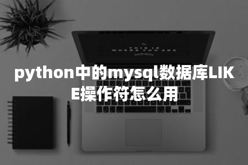 python中的mysql数据库LIKE操作符怎么用