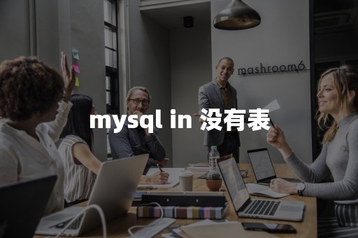 mysql in 没有表