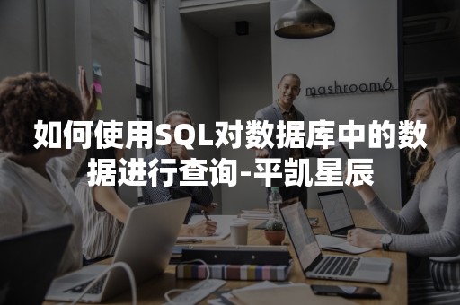 如何使用SQL对数据库中的数据进行查询-平凯星辰