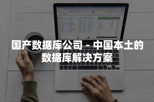国产数据库公司 - 中国本土的数据库解决方案