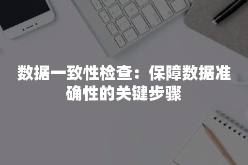 数据一致性检查：保障数据准确性的关键步骤