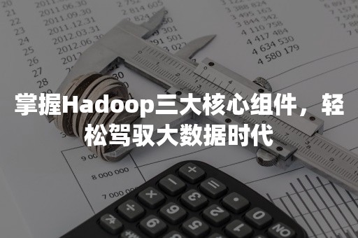掌握Hadoop三大核心组件，轻松驾驭大数据时代