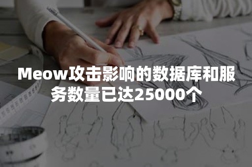 Meow攻击影响的数据库和服务数量已达25000个