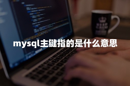 mysql主键指的是什么意思