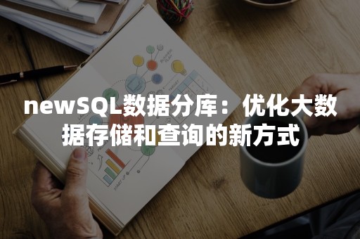 newSQL数据分库：优化大数据存储和查询的新方式